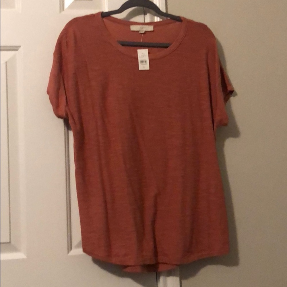NWT light orange top